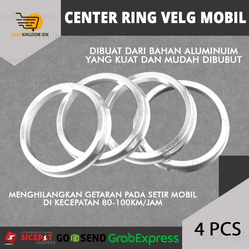 Center Ring Velg ukuran 54,1/56,1/60,1/64,1/66,1/67,1/66.5