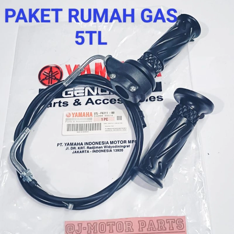 PAKET RUMAH GAS 5MX / 5TL HANDGRIP HANDPAD SLONGSONG KABEL GAS MIO SMILE MIO SPORTY MIO SOUL KARBU HIGH QUALITY KUALITAS TERJAMIN
