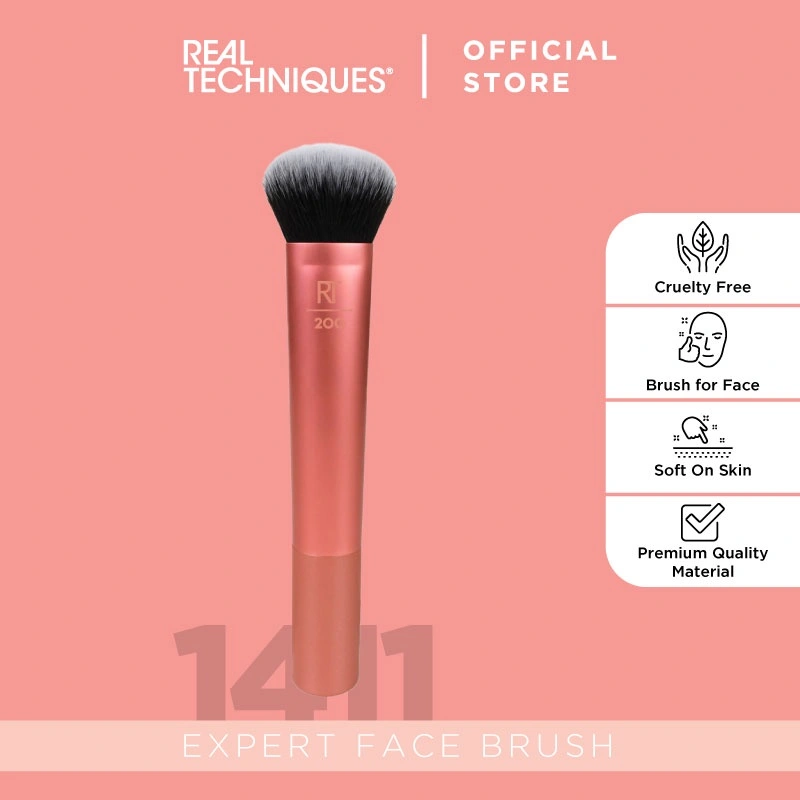 Real Techniques 1411 Expert Face Brush Kuas Makeup Wajah