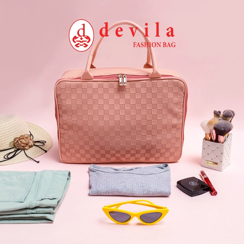 DEVILA - Marvel Pink Boxes Tas Travel Bag Medium Size