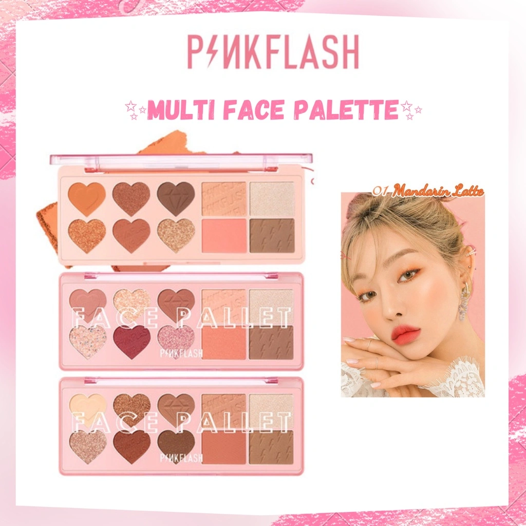 Pinkflash Multiple Face Palette | Eyeshadow | Blush | Highlighter | Contour