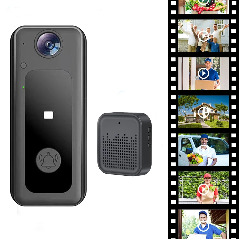 DOOR Bel dengan kamera smart Bel rumah door bell with camera wifi 2way speaker video