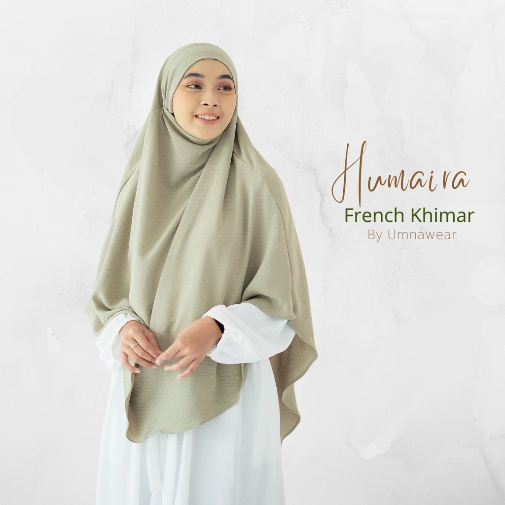 French Khimar Instant Hijab Khimar Cringkle Jilbab kerudung Frech Khimar By Umnawear
