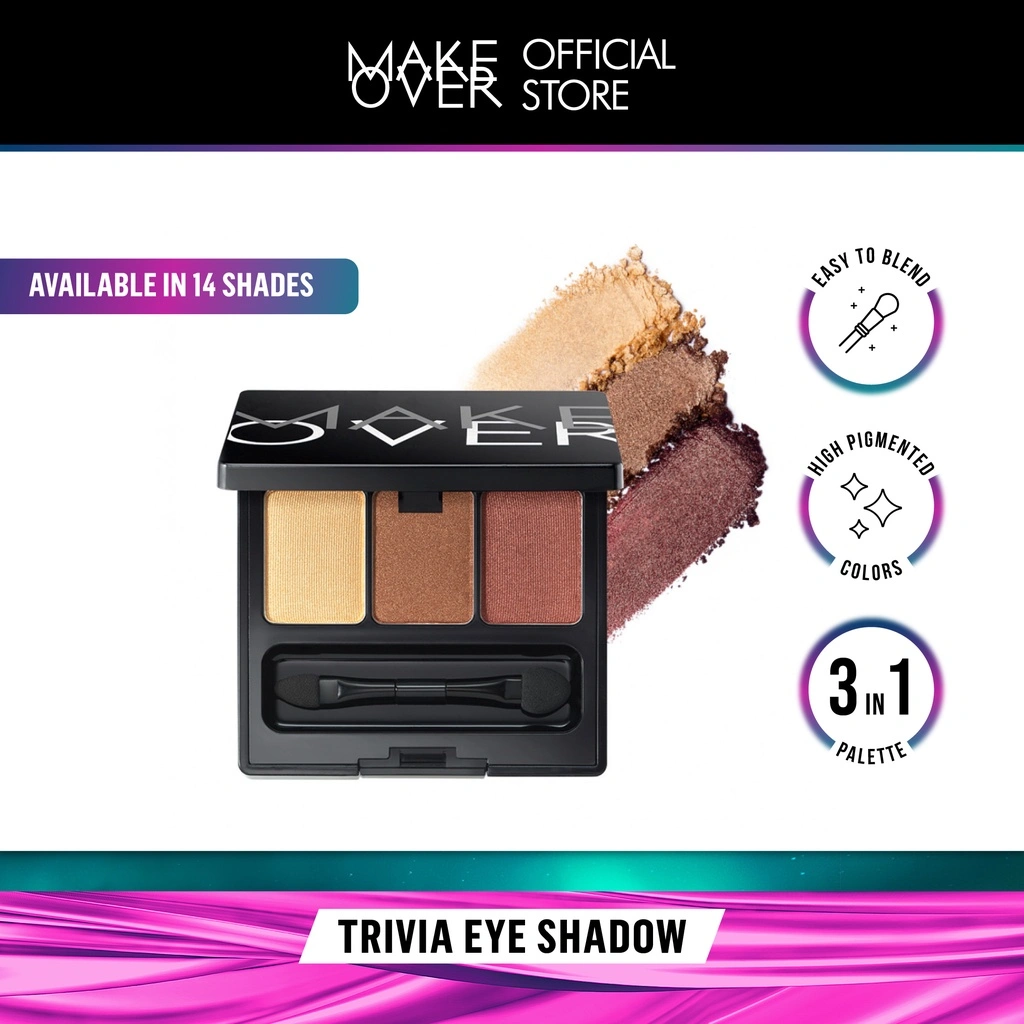 MAKE OVER Trivia Eye Shadow 6 g - Eye Shadow Palette