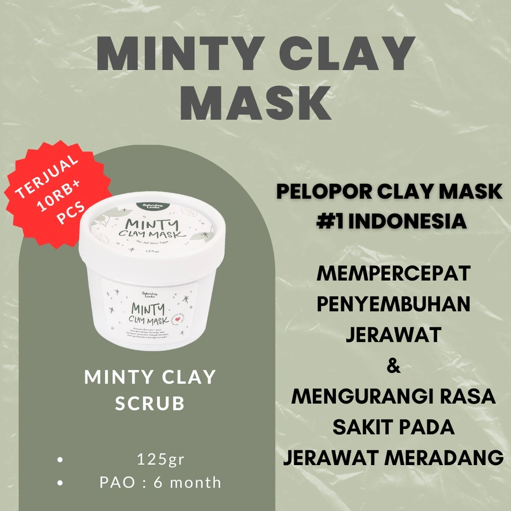 Saturday Looks Minty Clay Mask (non scrub)