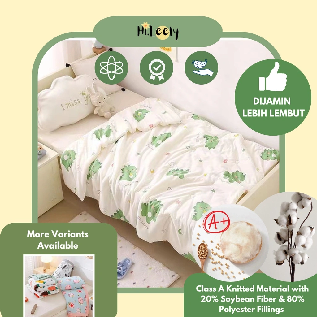 SELIMUT ANAK BEDCOVER ANAK SOYFIBER PREMIUM CLASS A SANGAT LEMBUT DAN NYAMAN