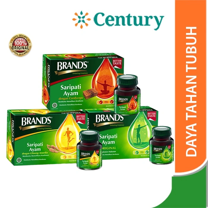 Brand's Essence Of Chicken 6 x 70g / Sari Pati Ayam / Daya tahan tubuh / Imunitas / energi /Suplemen