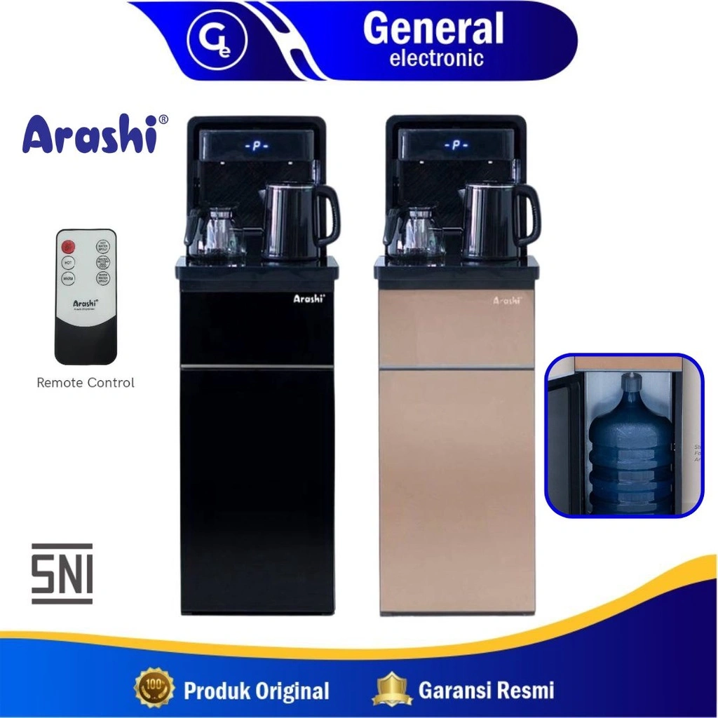 Dispenser Multifungsi Arashi AMD 02B - Galon Bawah - Fitur Dingin - Normal Dan Panas