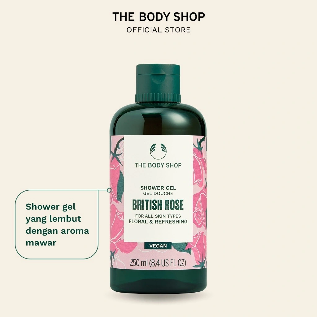 The Body Shop British Rose Shower Gel 250ml