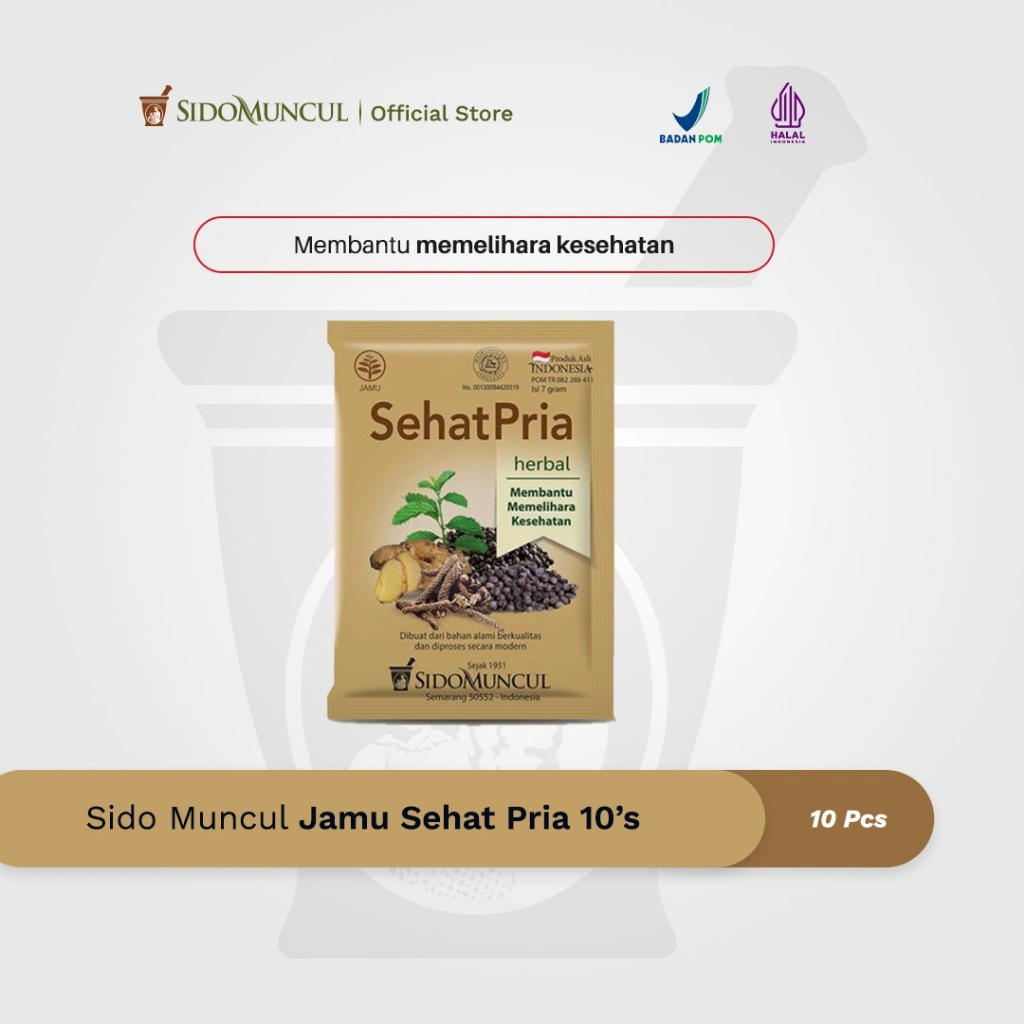 Sido Muncul Jamu Sehat Pria 10's - Memelihara Kesehatan Tubuh