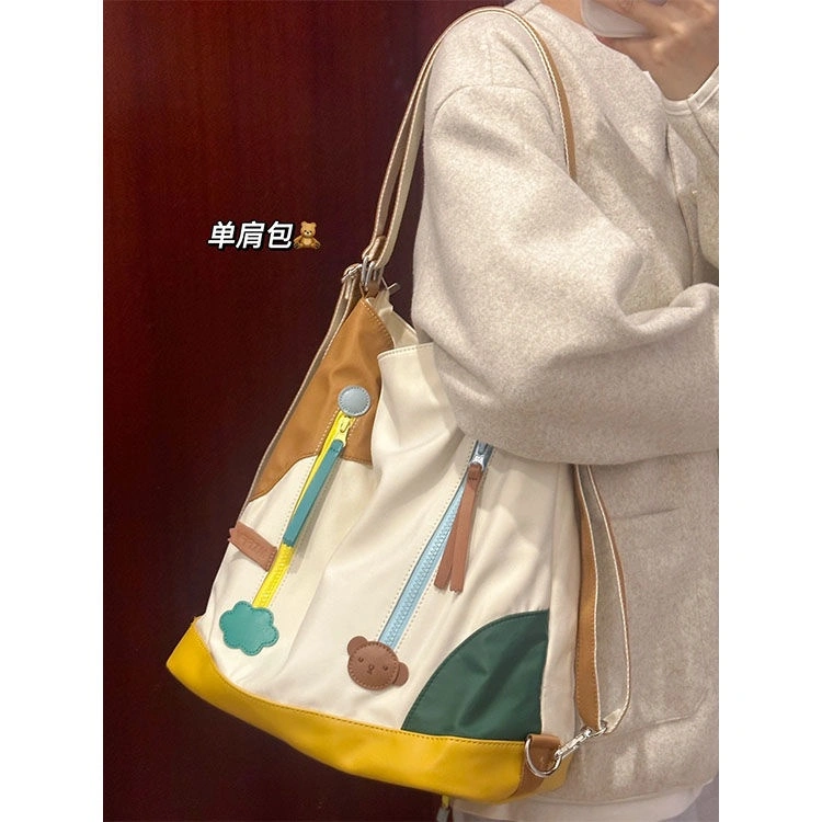 (ready)Tas selempang wanita lucu bahu tunggal Jepang Korea berkapasitas besar import fashion slingbag import fashion totebag