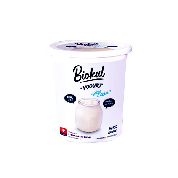 BIOKUL STIR YOGURT PLAIN 1 LITER - YOGURT