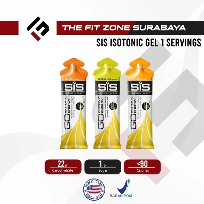 SIS GO isotonic Energy Gel Sports in science GO Isotonic Gel drink For endurance