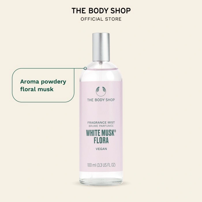 The Body Shop White Musk Flora Body Mist Fragrance 100ml