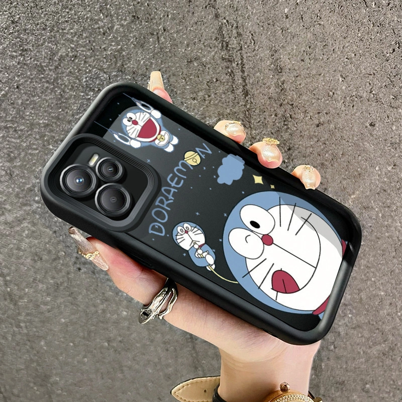 Casing Hp Realme C35 Realme Narzo 50A Prime Case pelindung lensa kamera Kesing HP perlindungan lensa Casing kamera desain baru Doraemon Softcase