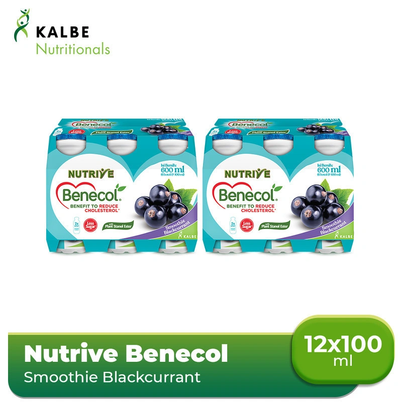 Nutrive Benecol Blackcurrant 6x100ml - Isi 2 Banded