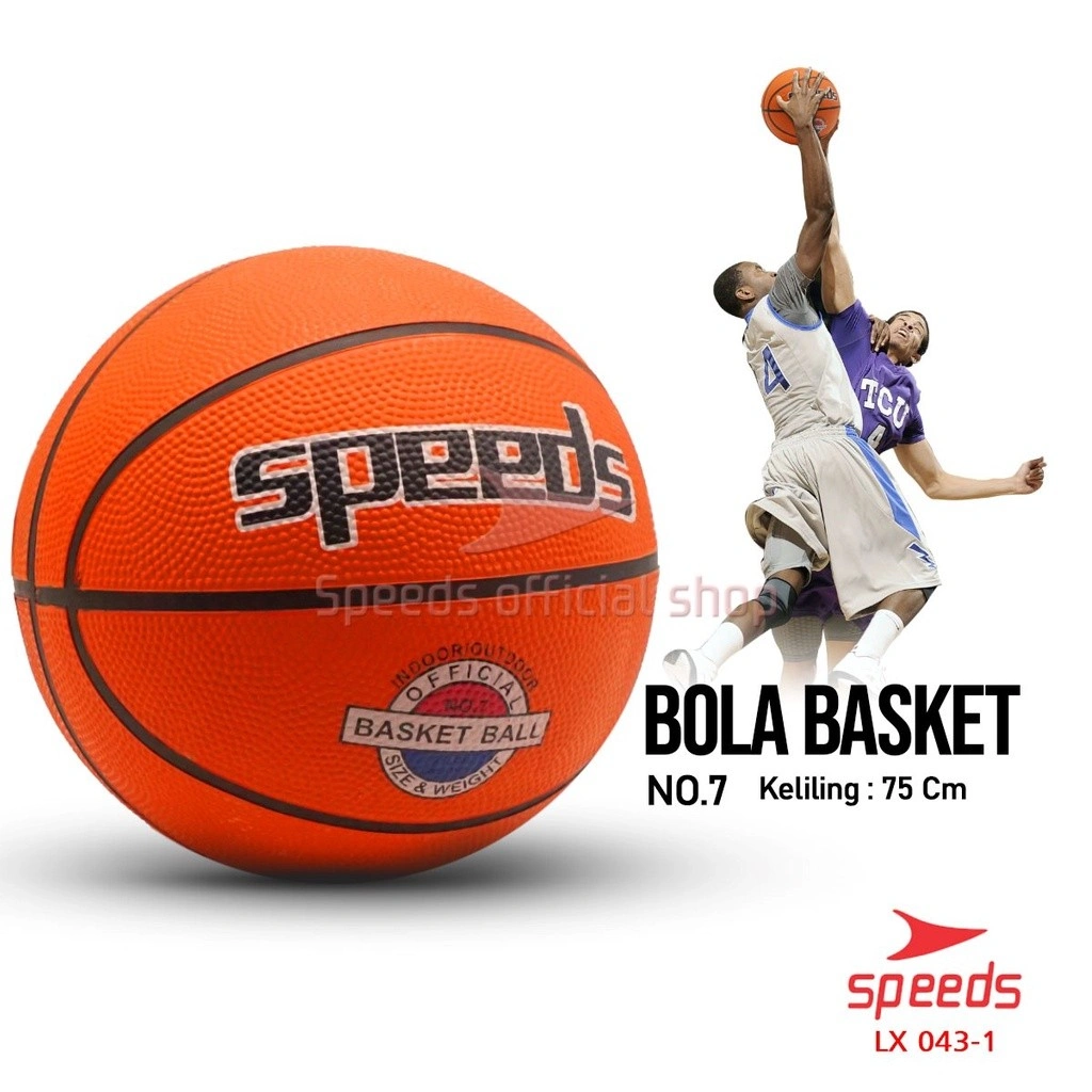 SPEEDS Bola Basket Olahraga Basketball Original Natural Rubber LX 043-1
