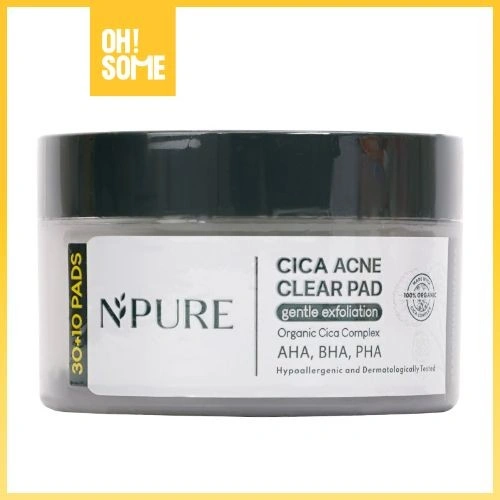 OHSOME -  N'Pure Cica Clear Pad Skin Exfoliating 30pcs