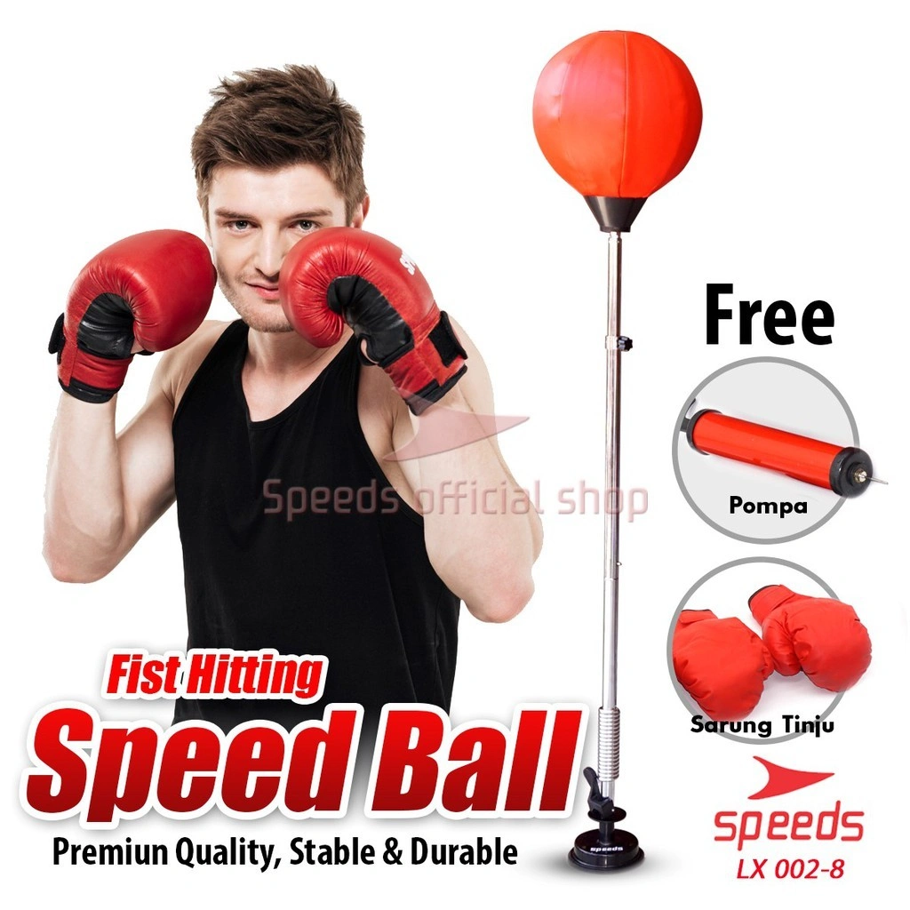 SPEEDS Speed Ball Standing Boxing Ball Fight Box Samsak Bola Sarung Tinju 002-8