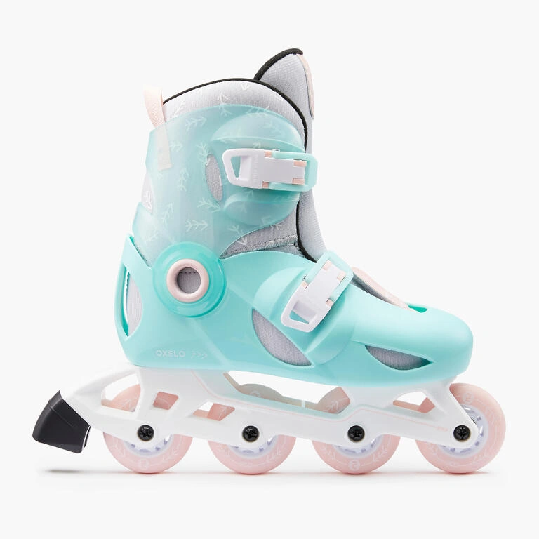Decathlon OXELO Sepatu Roda Inline Skate Anak Play 5 Mint - 8739811