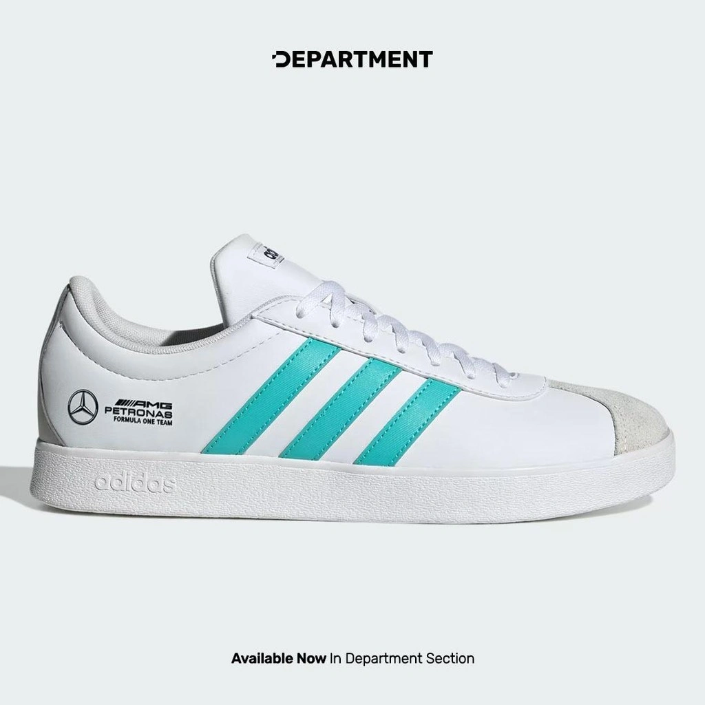 ADIDAS Sepatu Skate VL COURT X MERCEDES AMG PETRONAS FORMULA ONE TEAM JR1069 ORIGINAL