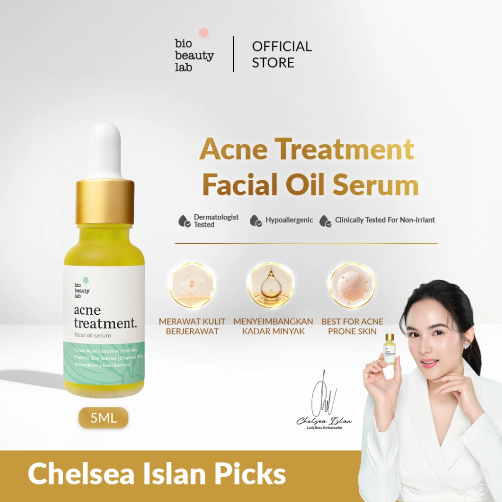 Bio Beauty Lab Face Oil 5ml Acne Treatment Healing