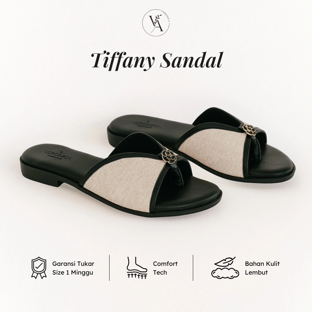 VERONICA Tiffany Sandal - Sandal Slip On Empuk dan Ringan