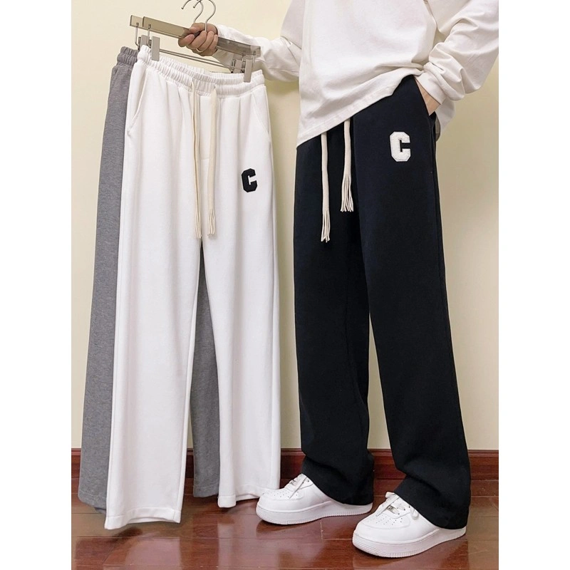 DISAI Celana Pria Celana Baggy Cowok Gombrong Olahraga Versi Longgar Unisex Joggers Casual Pants