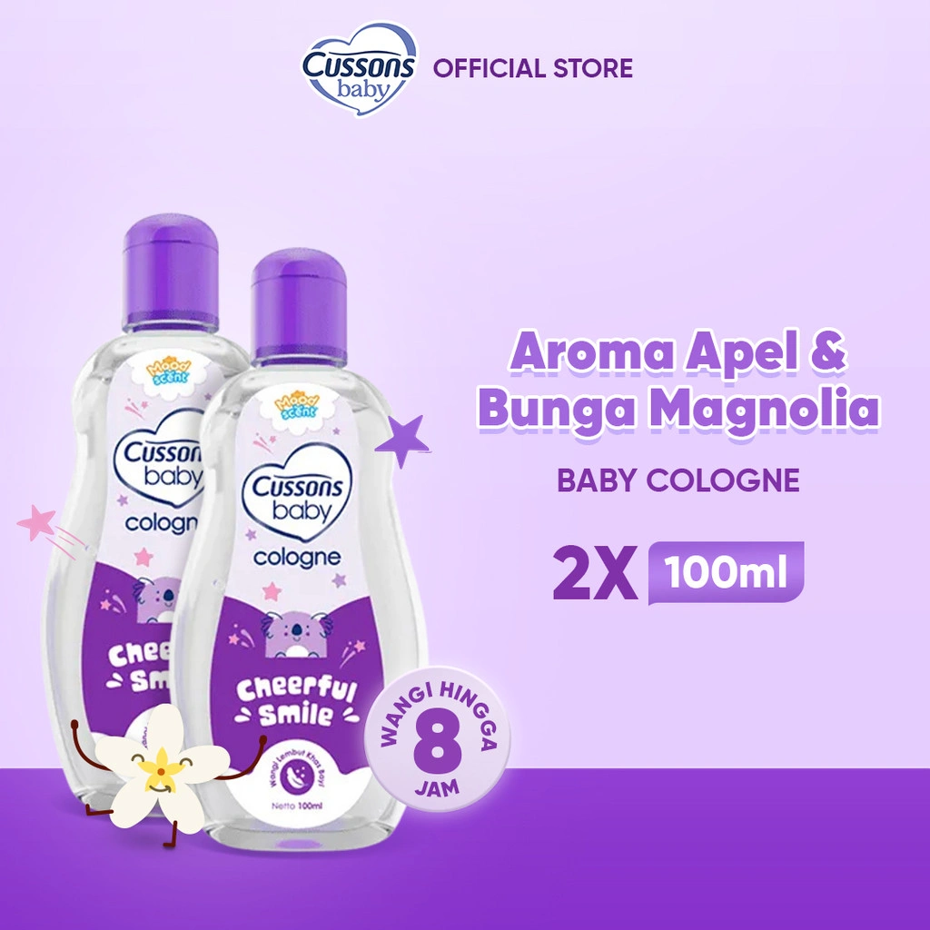 Cussons Baby Cologne Cheerful Smile 100ml x2