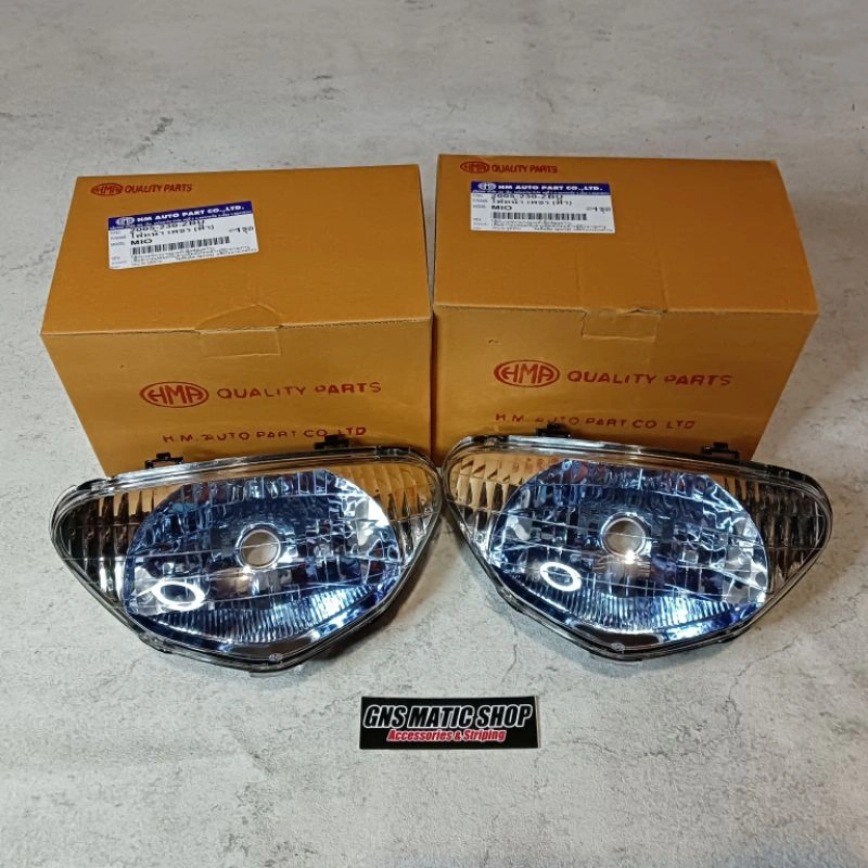 reflektor lampu depan mio sporty smoke blue ORIGINAL HMA THAILAND