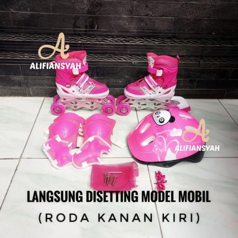 POWER SUPERB Sepatu roda anak pemula dan dewasa bisa model bajaj dan mobil A1022