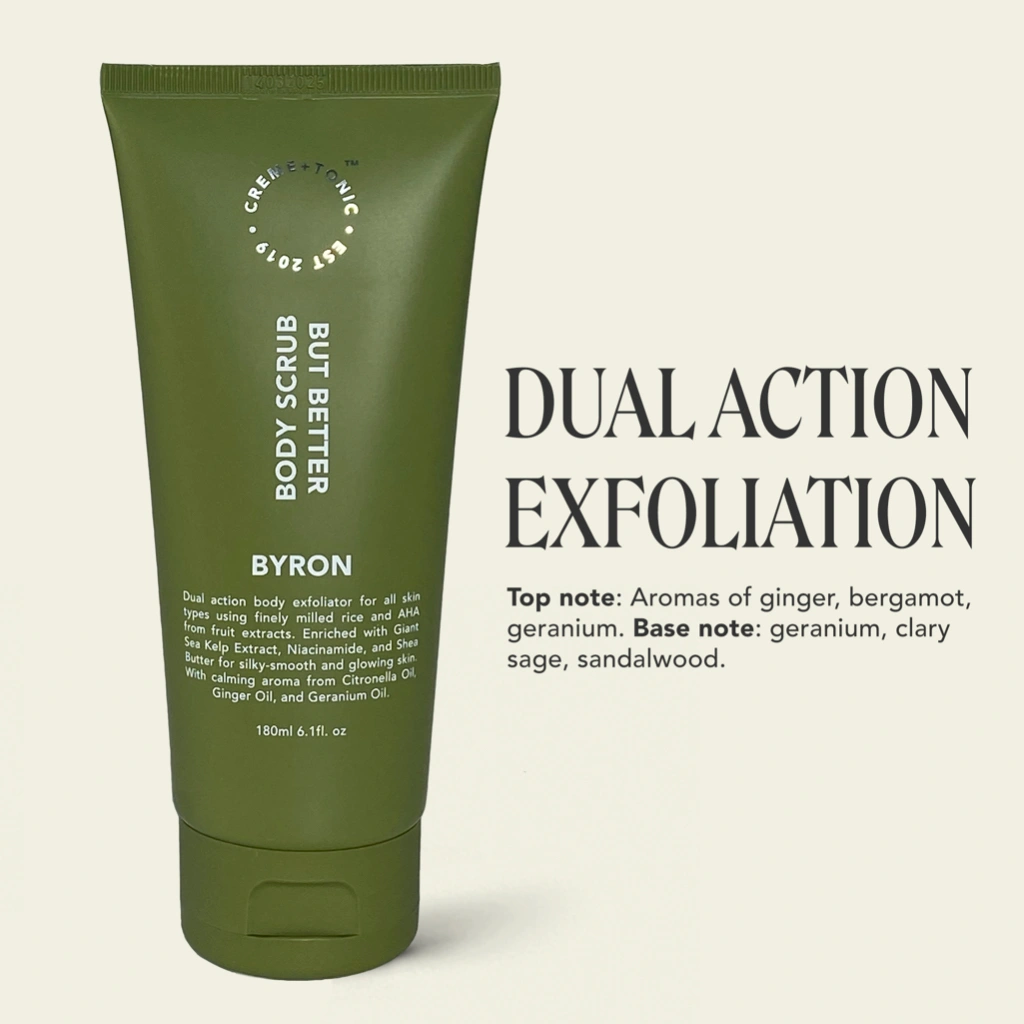 Creme and Tonic Body Scrub But Better BYRON 180ml