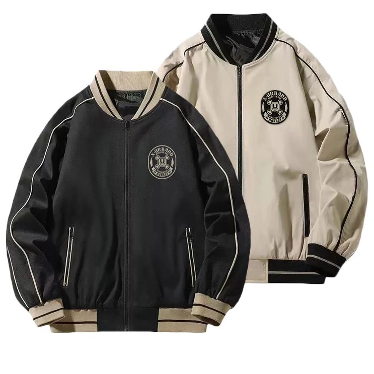 XUA Jaket Bomber Bolak Balik Unisex Tebal Musim Dingin Terbaru