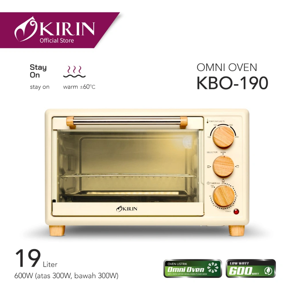 KIRIN Oven Toaster Listrik 19L KBO-190 NEW