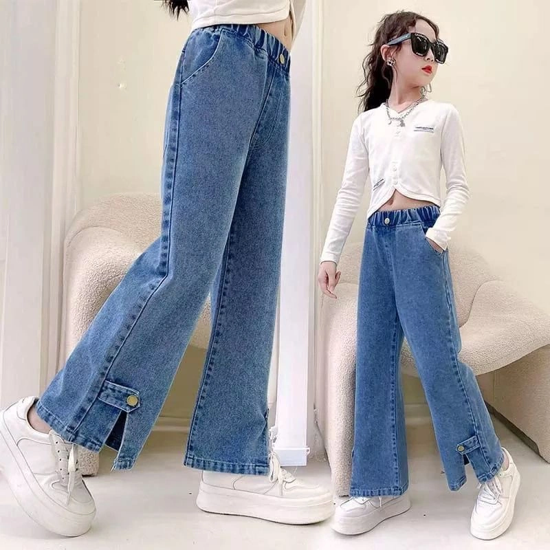 Kulot Jeans Anak//Jeans Anak Kekinian//Kulot Jeans Anak Perempuan Tanggung 7-13 Tahun/Kulot Jeans Anak