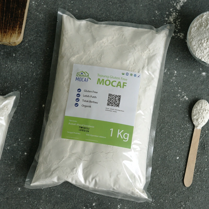 Tepung Singkong Mocafine Gluten Free  1 KG - Kemasan Ekonomis - Rumah Mocaf