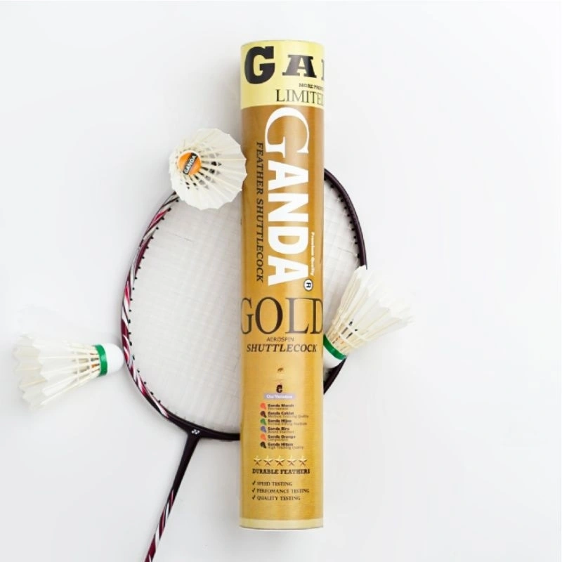 SHUTTLECOCK/ COCK/ KOK GANDA GOLD Badminton Bulutangkis Bulu Import