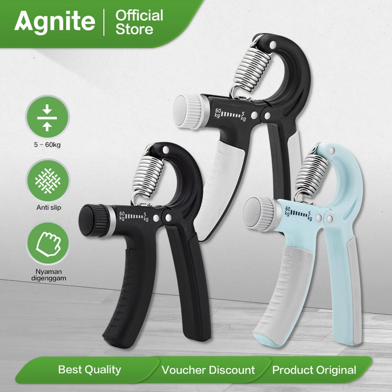Agnite Handgrip / Hand Grip Fitness Olahraga Tangan 5 - 60 kg Berbagai Warna ER021