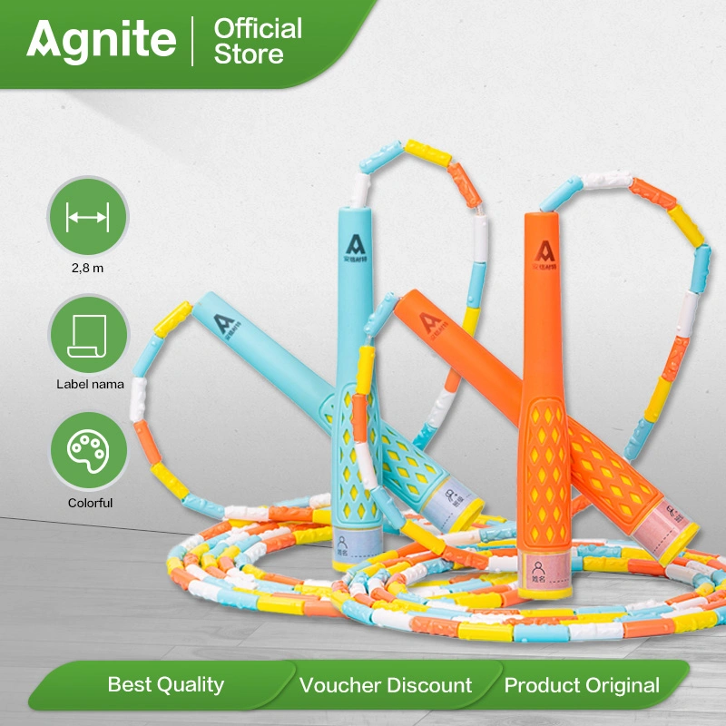 Agnite Tali Skipping / Lompat Tali / Jump Rope / Skipping Rope 2.8 meter Dapat diadjust FT121