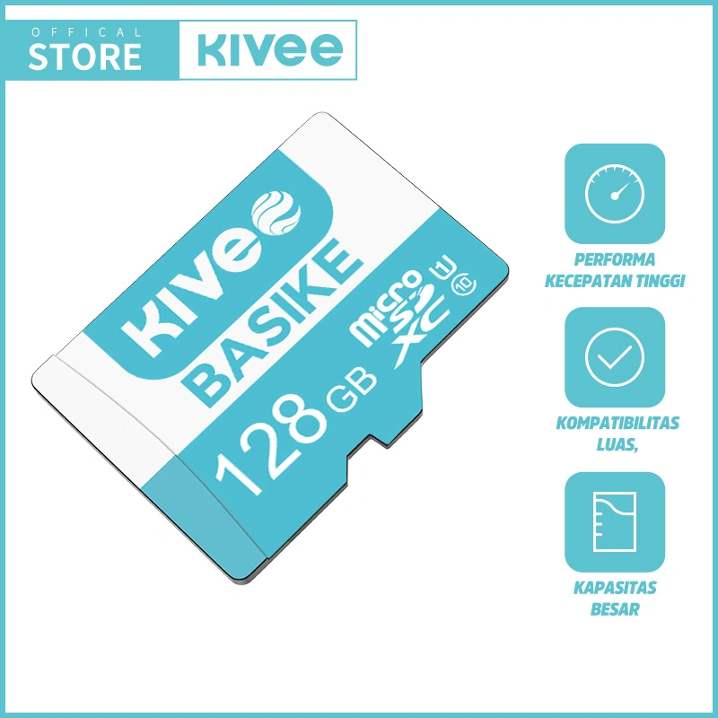 KIVEE Memory Card HP Kartu Memori SD 256GB / 64GB / 32GB 180MBps SD Cards Original