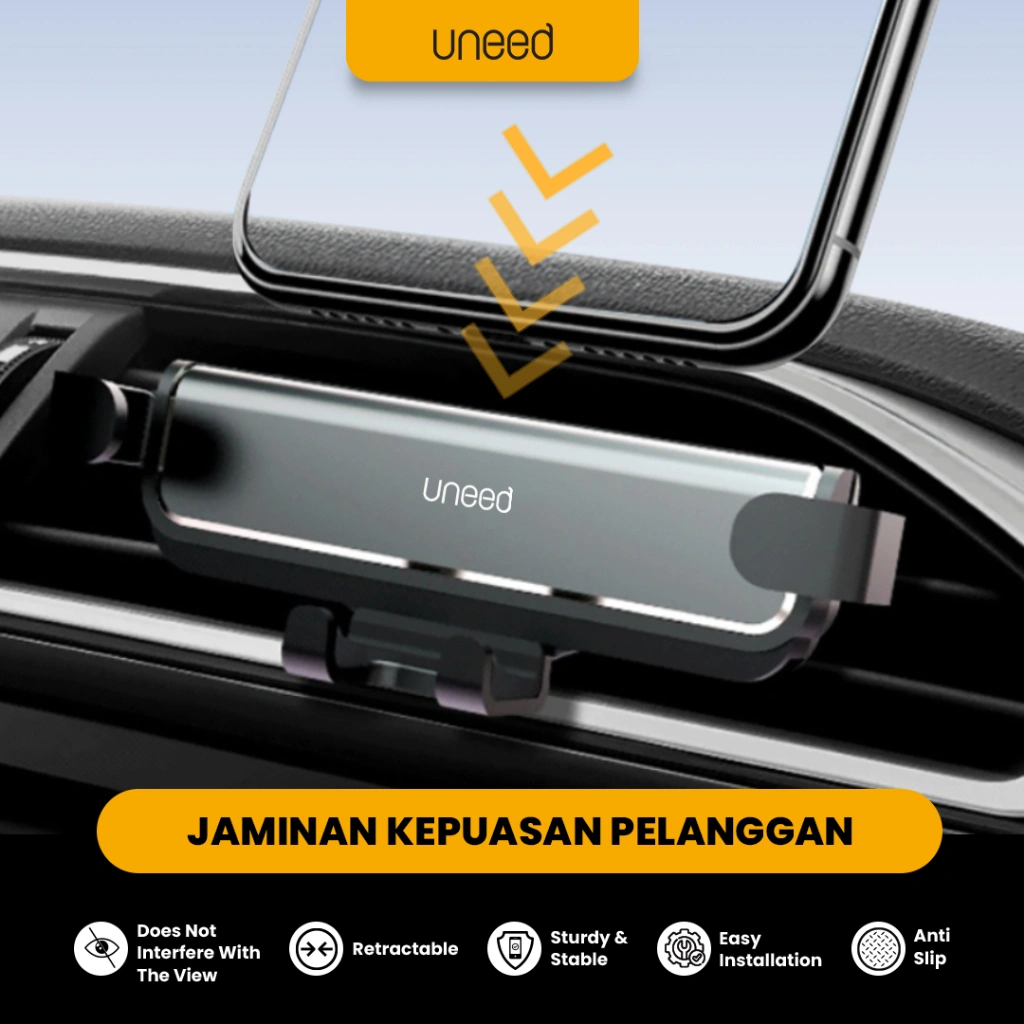 UNEED CAR HOLDER AIR VENT MOUNT GRAVITY PHONE HOLDER - UPH301