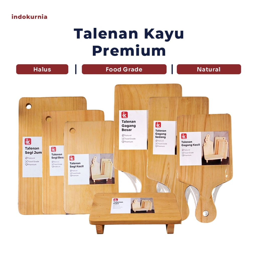 Indokurnia Talenan Kayu Premium