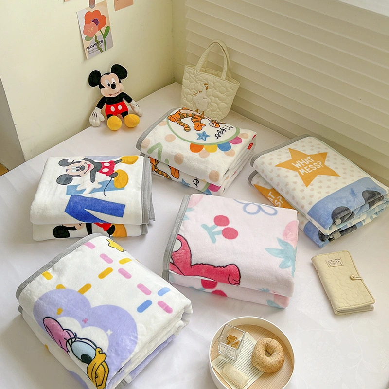 Selimut Bulu Halus 100x150 Throw Anak Karakter Mickey Minnie Toy Story Lotso Woody Buzz Lucu Unik Kado Gift Hadiah Mantel