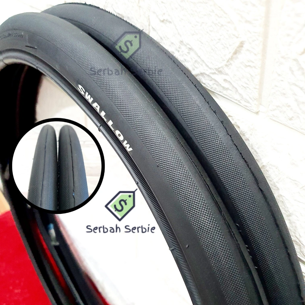 BAN LUAR SEPEDA 20 X 1.35 SWALLOW DELI TIRE SOFT HALUS 406 20X1.35 20X135 20 X 135 HITAM 20X135 BIKE LIPAT MINION FOLDING CITY BIKE