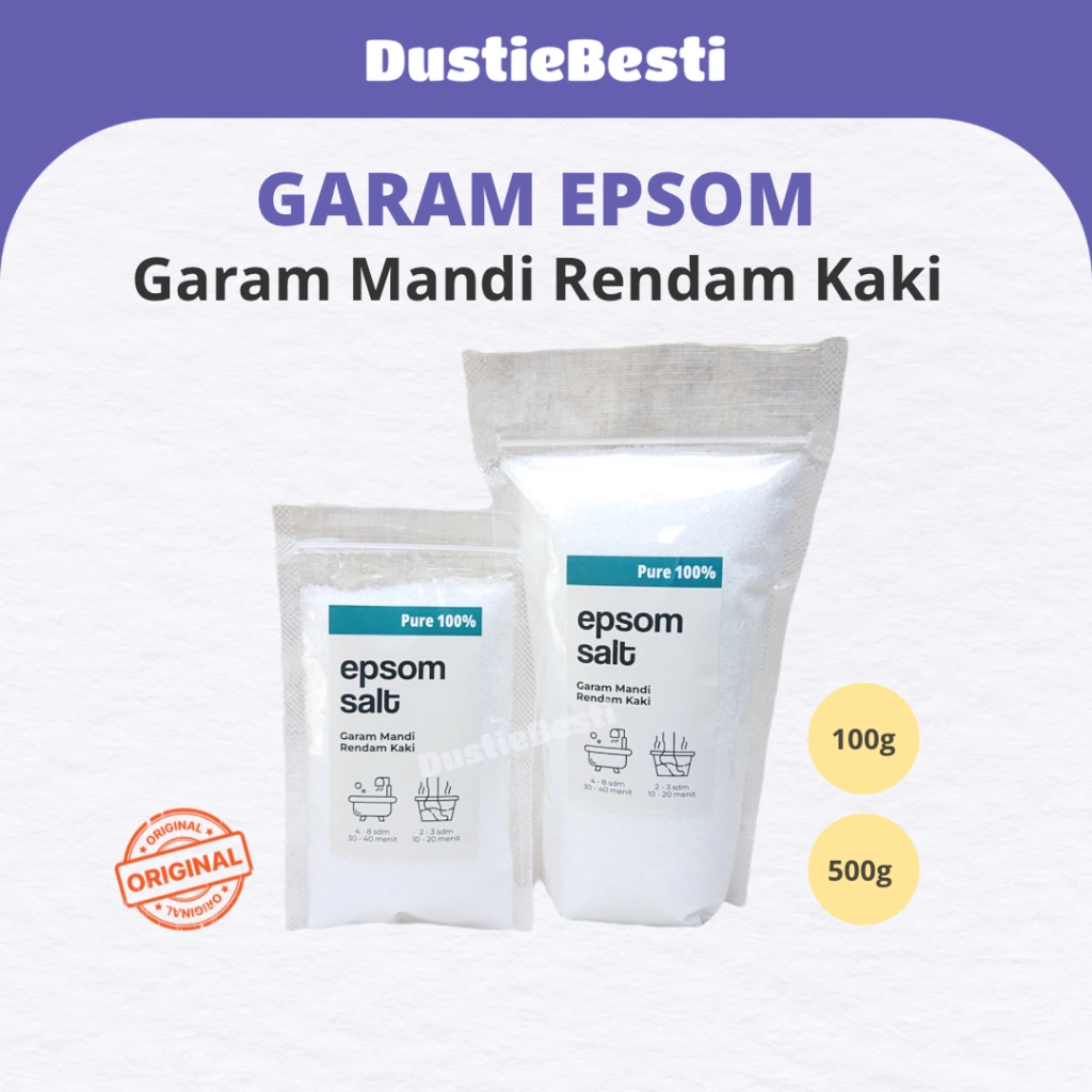 Epsom Salt - Bath Salt - Garam Epsom Rendam Kaki 500 gram