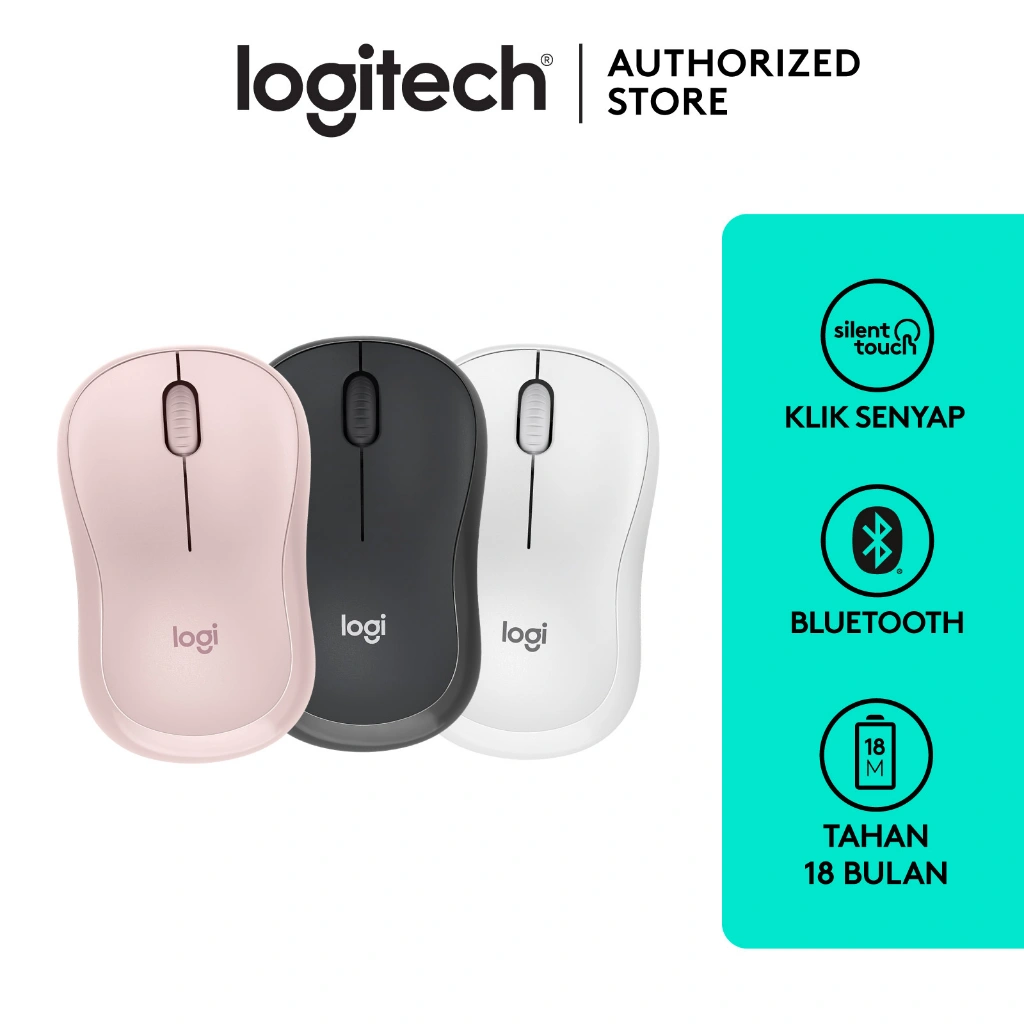 Logitech M240 Mouse Wireless Bluetooth Silent