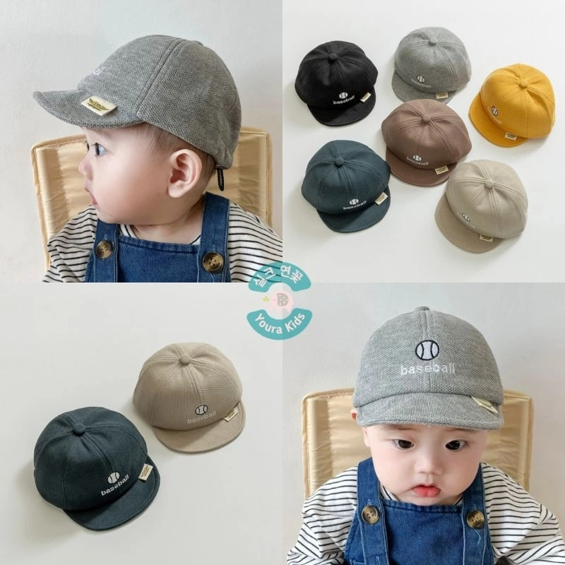 3 bln - 2 thn || Topi Baseball Anak Bayi Batita-BASEBALL-Unisex-Korean Model