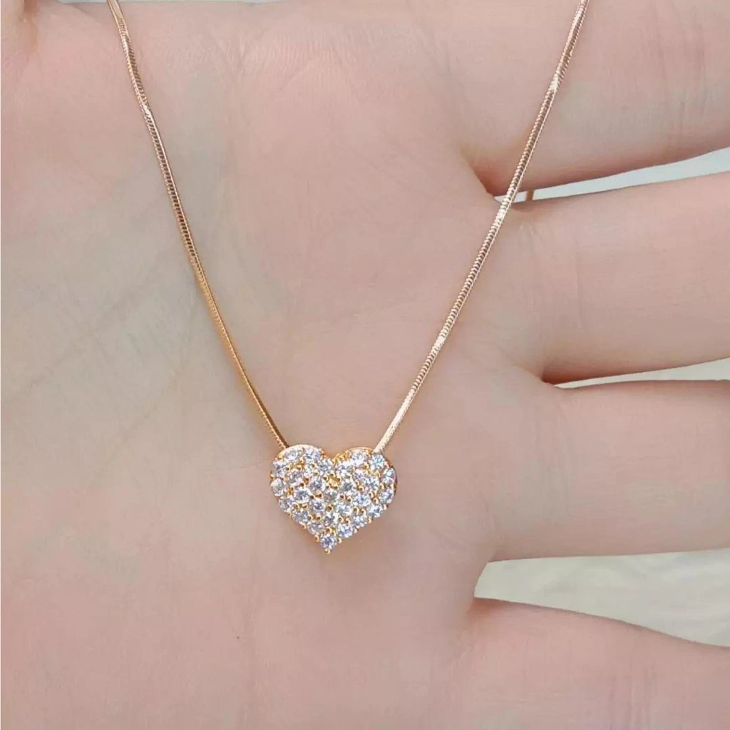 La Vienne - Priyanka - Liontin dan Kalung Titanium Wanita Anti Karat - Perhiasan Perempuan Mewah dan Elegan