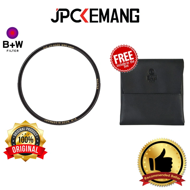 B+W Master UV Haze MRC Nano Lens Filter B W Filter Lensa BW Original