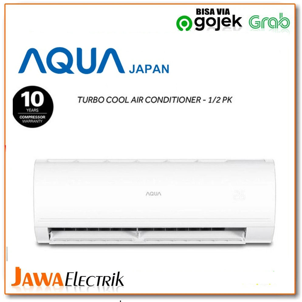 AC AQUA JAPAN 1/2 PK + PASANG AQA -KR5ANP Turbo Cool